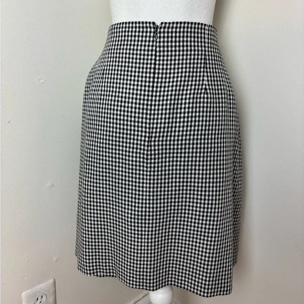 Christian Dior Vintage 1980’s Houndstooth Skirt Suit Size 16